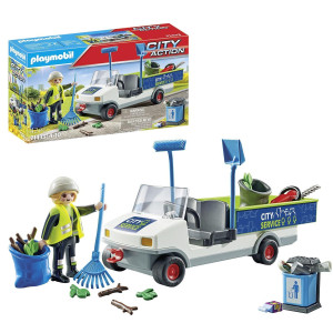 Playmobil City Action 71433 City Cleaning With Vehicle