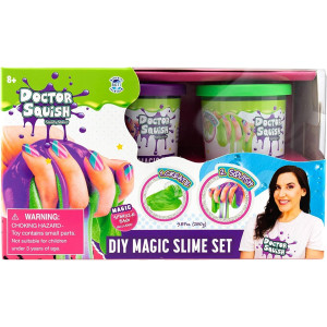 Doctor Squish Diy Magic Slime Set Green And Purple 1 Ct Pack Of 1