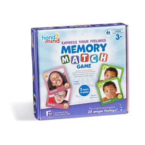 Hand2Mind Express Your Feelings Memory Match Game Emotion Cards For Kids Matching Card Game Social Emotional Learning Activit