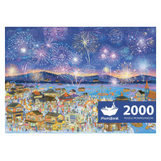 Puzzles For Adults 2000 Pieces Momibook Jigsaw Puzzles Of Chinese Seaside Village Town 96X68Cm3785X268 Interactive De