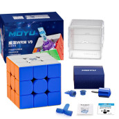 Tunjilool Moyu Weilong Wr M V9 Maglev Speed Cube, Stickerless, 1 Set, Phthalate Free, Kid Age Range