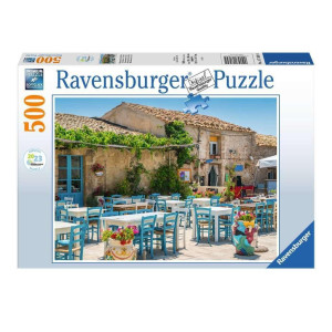 Ravensburger Puzzle Marzamemi Sicily Puzzles For Adults And Children Adult Puzzle Puzzle 500 Pieces Use Glue Puzzle To F