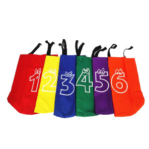 22Yardspro Kids Jumping Bag Sack Race 6Pcs Set Party Family Outdoor Garden Games Sports Day Uk