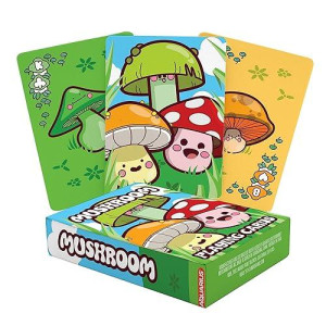 Aquarius Mushroom Playing Cards -Mushroom Themed Deck Of Cards For Your Favorite Card Games - Officially Licensed Merchandise & Collectibles 2.5 X 3.5