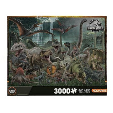 Aquarius Jurassic World Size Chart 3000Pc Puzzle (3000 Piece Jigsaw Puzzle) - Glare Free - Precision Fit - Officially Licensed Jurassic World Merchandise & Collectibles - 42X35 Inches