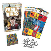 Aquarius Harry Potter Family Bingo Game - Fun Family Party Game For Kids, Teens & Adults - Entertaining Game Night Gift - Officially Licensed Harry Potter Merchandise