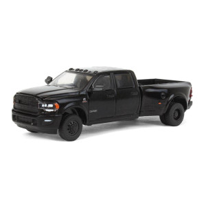 Greenlight 164 2021 Dodge Ram Dually Pickup Truck Limited Night Edition 51472 Black