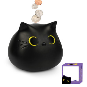 Nigoways Cat Piggy Bank Piggy Bank For Kids And Adultsunbreakable Money Bankcat Bank Practical Gifts For Birthdayhalloween