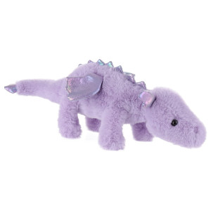 Apricot Lamb Toys Plush Purple Lying Dragon Dinosaur Stuffed Animal Soft Cuddly Perfect For Child Purple Dragon 15 Inches