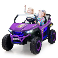 Olakids 2 Seater Kids Ride On Utv 12V Electric Truck Car With Remote Control Battery Powered Vehicle With 4 Wheels Suspension