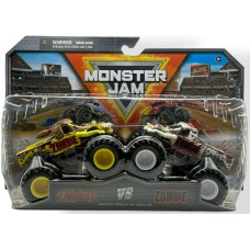 Monster Jam Diecast Monster Trucks 164 Scale Kids Toys For Ages 3 And Up 2 Pack Series 24 Zombie Vs Zombie