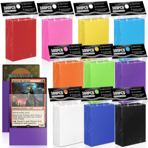 1000Ct Trading Card Sleeves Perfect Fit Mtg Matte Sleeves Soft Sports Card Protector For Photocard Standard Tcg Card Sleeves F