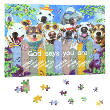 500 Piece Puzzles For Adults Happy Dogs Jigsaw Puzzles 500 Pieces Wooden Jigsaw Puzzles For Family Games Animal Puzzle For Gi