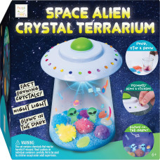 Hapinest Space Alien Crystal Growing Terrarium Science Kit For Kids Boys And Girls Ages 6 Years And Up