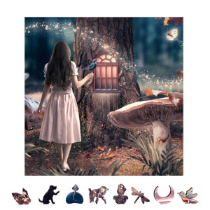 Zenchalet Fairy Tale Jigsaw Puzzles 500 Pieces Inspiring Wood Cut Puzzles Great For Gifts Or Family Night Premium Puzzle