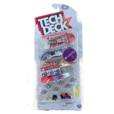 Tech Deck Sk8Shop Bonus Pack Mini Finger Skateboard Multi Pack 2022 Series Habitat 4 Pack