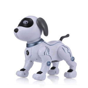 Lsfyyds Le Neng Toys K16A Electronic Pets Robot Dog Stunt Dog Voice Command Programmable Touchsense Music Song Toy For Kids Bir