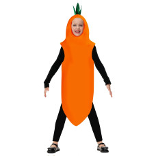 Aobute Halloween Carrot Dress Up Clothing For Kids Fresh Vegetable Fancy Fruit Cosplay Suit 57 Years