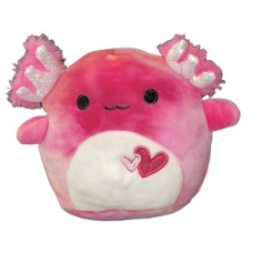 Squishmallow Official Kellytoy Collectible Sea Life Squad Squishy Soft Animals Ocean Fish Pink Aleka Axolotl Hearts 5 Inch