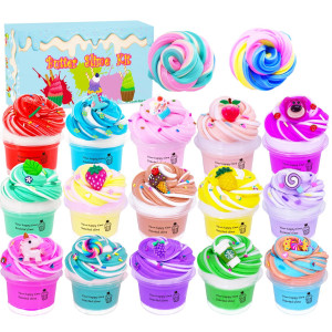 15 Packs Butter Slime Kitnon Stickysuper Soft Sludge Toybirthday Gifts For Kidsdiy Butter Slime Party Favor For Girls Boys