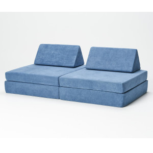 Kiddie Couch Modular Kids Play Couch Endless Configurations Great For Forts And Imaginative Play Pacific Blue