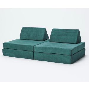 Kiddie Couch Modular Kids Play Couch Endless Configurations Great For Forts And Imaginative Play Emerald Green