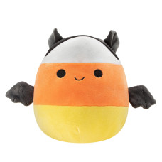 Squishmallows Original 8Inch Delie The Candy Corn Bat Official Jazwares Halloween Plush Collectible Soft Squishy Bat Stuf