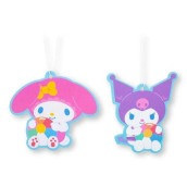 Surreal Entertainment Sanrio My Melody And Kuromi Blueberry-Scented Air Fresheners, Set Of 2 | Long-Lasting Fragrance, Odor Eliminator For Room, Car, Office