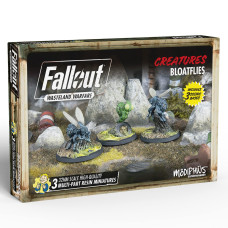 Modiphius Fallout Wasteland Warfare Creatures Bloatflies 3 Miniatures 32Mm Unpainted Figures Forged In The Fire Wave Grey