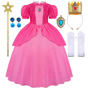 Avady Princess Dress For Girls Princess Costume For Kids Birthday Party Halloween Cosplay Dress Up