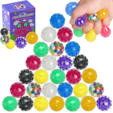 20Pcs Mini Stress Balls Stress Balls Fidget Toys For Adults Squishy Squeeze Balls Bulk Party Favor Goodie Bags Stuffer