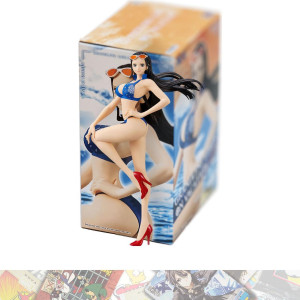 Nico Robin A 19Cm Grandline Girls On Vacation Statue Figurine Bundled With 1 Acg Compatible Theme Trading Card 19281