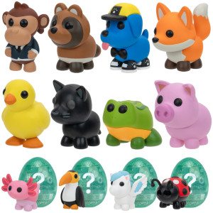 Adopt Me 10 Pack Mystery Pets Series 210 Pets Top Online Game Exclusive Virtual Item Code Included Fun Collectible Toys