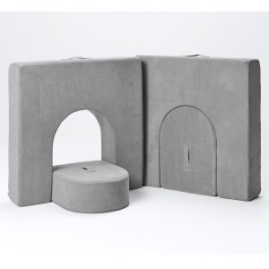 Kiddie Couch Archways Modular Kids Playroom Furniture Endless Configurations Great For Imaginative Play Koala Grey