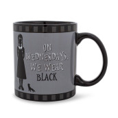 Addams Family Wednesday On Wednesdays, We Wear Black 20-Ounce ceramic Mug