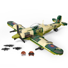 Toy Player Spitfire Fighter Plane Jet Building Set Compatible With Lego Plane Military Airplanes Model Gift For Boys Age 6 7