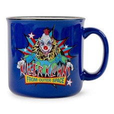 Killer Klowns From Outer Space Jojo Ceramic Camper Mug | Large Coffee Cup For Tea, Espresso, Cocoa | Holds 20 Ounces