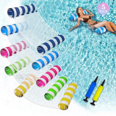 Juxiao 5 Pack Upgrated Xl Water Pool Floats 4In1 Hammock Saddle Lounge Chair Drifter Multipurpose Water Pool Float Non