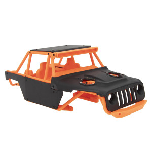 Meus Racing Trx4M Body Ripper Chassis Kit For Trx4M Defenderbroncok10F150 High Trail 118 Rc Crawler Car Mex2Orange