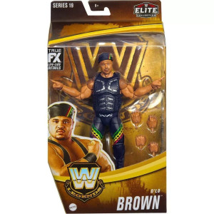 Wwe Elite Collection Dlo Brown Action Figure Legends Mattel Series 19 Hlp52