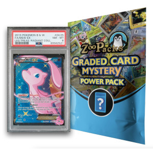 Zoo Packs Mystery Treasures Graded Card Pack Beginner Edition 1 Graded Card 1 Booster Pack Compatible With Pokemon Cards