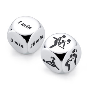 2 Pcs Date Night Idea Couple Gifts For Women Men Valentines Day Gifts Minute Love Decision Dice For Him Her Naughty Game Dice Fu