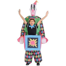 Jack In The Box Inflatable Jumpsuit Costumes - Medium (8-10) | Multi-Color | 1 Pc.