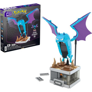 Mega Pok Mon Building Toys Set Mini Motion Golbat With 313 Pieces Wing Flapping Motion 5 Inches Tall For Adult Collectors