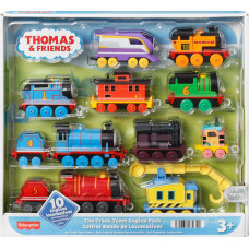 Thomas Friends Diecast Toy Trains The Track Team Engine Pack 10 Pushalong Vehicles For Pretend Play Preschool Kids Ages 3