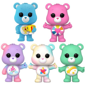 Funko Pop Animation Care Bears 40Th Anniversary Collectors Set Champ Bear Hopeful Heart Bear Carealot Bear True Heart Be