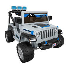 Power Wheels Rideon Toy Custom Cruiser Jeep Wrangler With Sounds Decals Multiterrain Traction Seats 2 Ages 3 Years