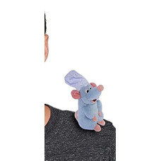 Remy Grey Mouse Plush Magnetic Shoulder Riding Pal