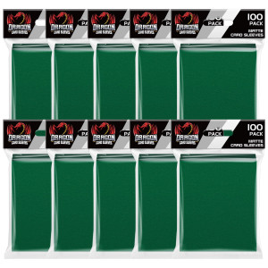 1000 Pcs Matte Card Sleeves Toploaders For Trading Cards Soft Penny Card Sleeves Card Protectors Plastic Card Holders Fit For M