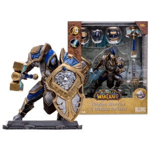 Mcfarlane Toys World Of Warcraft Human Warriorpaladin Common 112 Scale Posed Figure